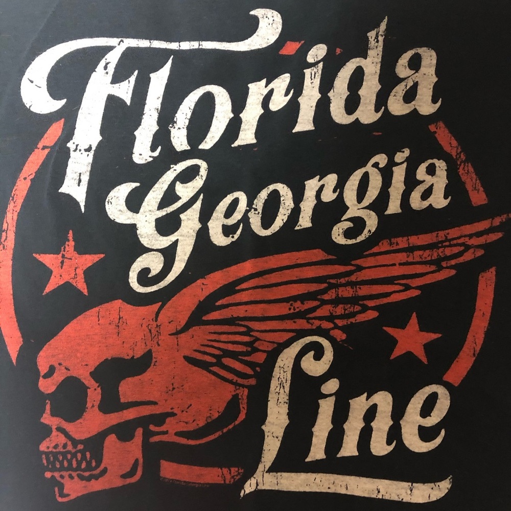 Concert tee Florida Georgia Line FGL